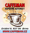 Nápojové automaty, suroviny, čaje Brno - CAFFEMAN s.r.o. - logo